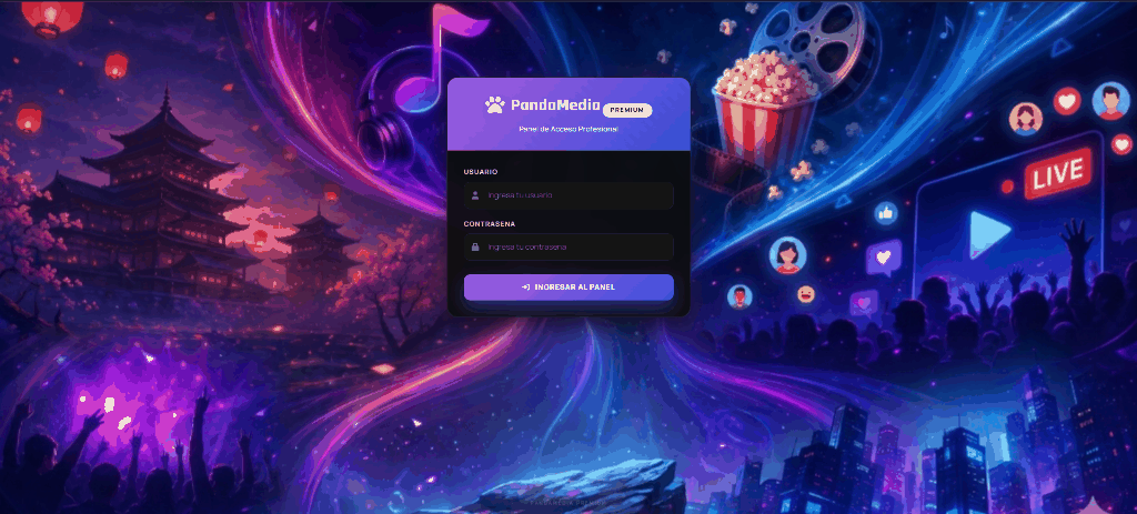PandaMedia Acceso